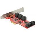 DeLock SATA kontroller PCI ExpressCard - 10x SATA 6Gb/s