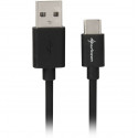 Sharkoon USB 2.0 A - USB C Adapter - black - 1m