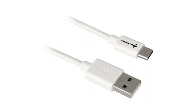 Sharkoon USB 2.0 A - USB C Adapter - white - 1m