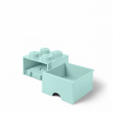 LEGO toy box Copenhagen Brick Drawer 4, aqua blue (RC40051742)