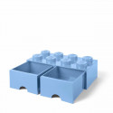 Room Copenhagen LEGO Brick Drawer 8 light blue - RC40061736