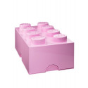 Room Copenhagen LEGO Storage Brick 8 light pink - RC40041738