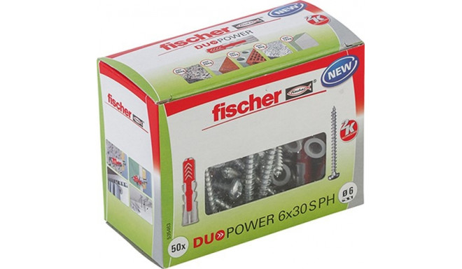 Fischer DUOPOWER 6x30 S PH LD 50pcs