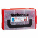 Fischer FIXtainer -DUOPOWER short / long - dowel - light gray / red - 210 pieces