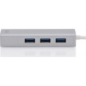 Digitus USB-C 3.0 3-Port Hub with GE-LAN