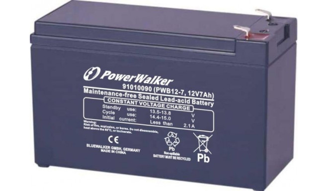 BlueWalker PowerW. PWB12-7 VRLA lead gel battery