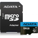 Adata mälukaart microSDXC 64GB Premier UHS-I Class 10 + adapter A1