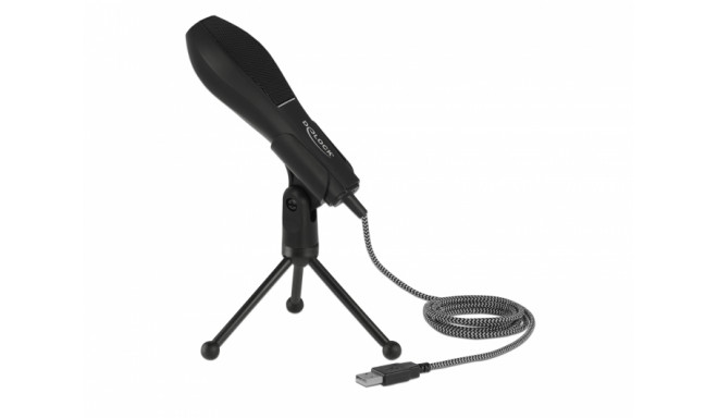 Delock microphone USB, black (65939)