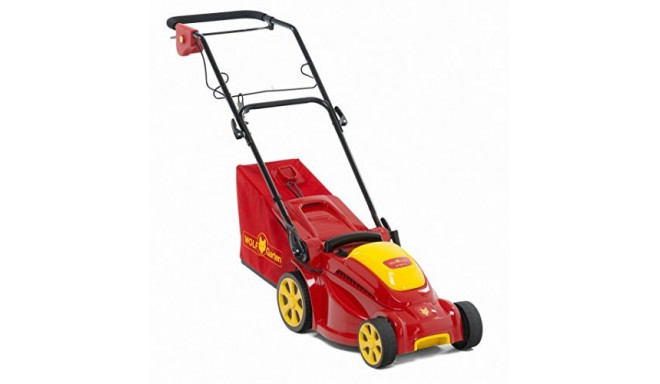 WOLF-Garten lawnmower A 340 E (red / yellow, 34cm, 1,400 watts)