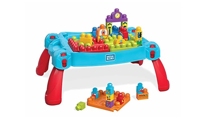 Mega Bloks Building and game table, construction toys