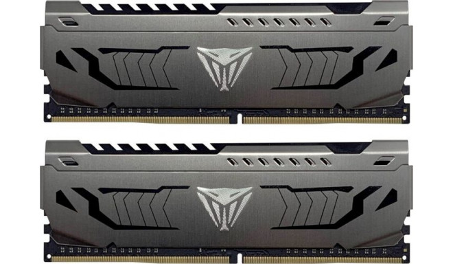 Patriot DDR4 - 16GB -3200 - CL - 16 - Dual Kit - memory, Viper Steel (grey, PVS416G320C6K)