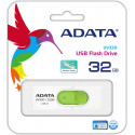Adata flash drive 32GB UV320 USB 3.2, white/green