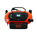 BLACK + DECKER battery compressor BDCINF18N-QS, 18 Volt, 11bar, air pump (orange / black, without ba