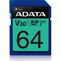 Adata memory card SDXC 64GB Premier Pro UHS-I U3 Class 10 V30