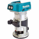 Makita cordless multifunction router DRT50Z, 18 Volt, milling machine (blue / silver, without batter