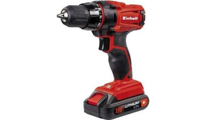 Einhell cordless drill TC-CD 18-2 Li, 18 Volt (red / black, Li-ion battery pack 1.5Ah)