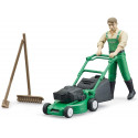 BRUDER bworld gardener with lawn mower - 62103