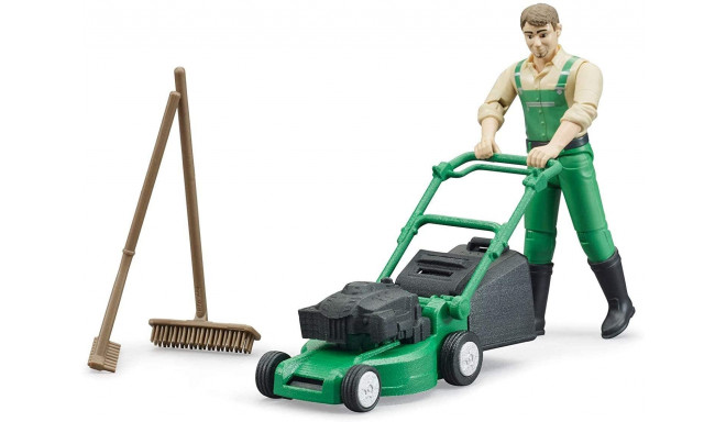 BRUDER bworld gardener with lawn mower - 62103