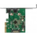 DeLOCK PCIe x4> 2x ext USB 3.1 Gen2 A USB controller