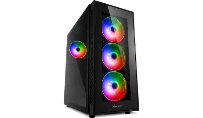 Sharkoon TG5 PRO RGB, tower case (black)