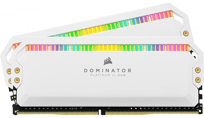 Corsair DDR4 - 16 GB -3200 - CL - 16 - Dual Kit, Dominator Platinum RGB (white, CMT16GX4M2C3200C16W)