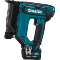 Makita cordless pin tacker PT354DSMJ, 10.8Volt, electric tacker (blue / black, MAKPAC size 2, 2x Li-