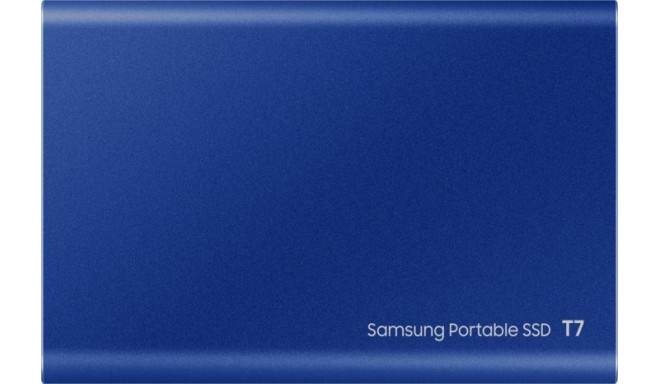 Samsung external SSD 2TB T7 USB-C 3.2, blue