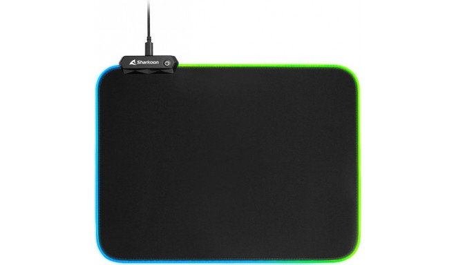 Sharkoon 1337 RGB V2 Gaming Mat 360, gaming mouse pad (black)