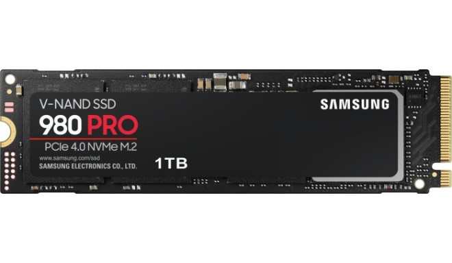 Samsung 980 PRO M.2 1000 GB PCI Express 4.0 V-NAND MLC NVMe, Solid State Drive