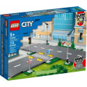 LEGO City toy blocks intersection with traffic lights (60304)