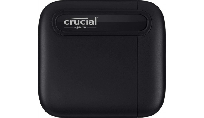 Crucial X6 Portable SSD 2 TB, External SSD (black, USB-C 3.2 (10 Gbit / s))