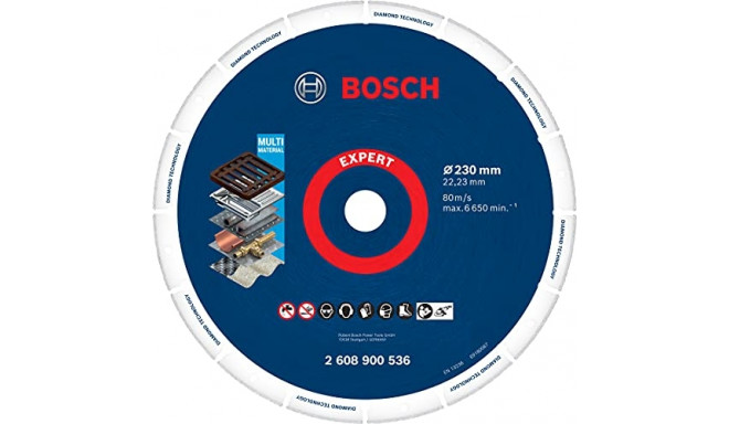 Bosch diamond metal cutting disc 230mm - 2608900536