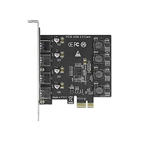 DeLOCK PCIe x1 K 4x ext USB-A BU SS USB - 90509