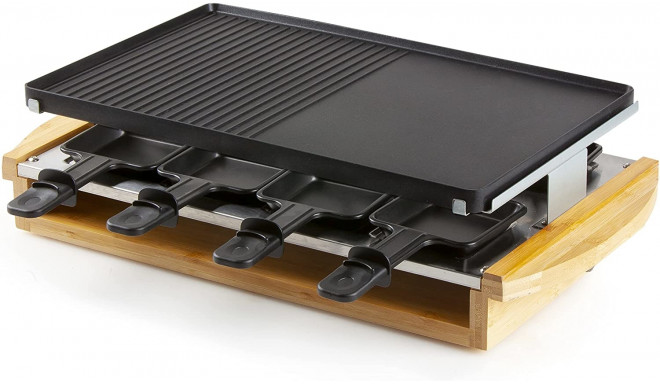 Domo Raclette D09246G Bamboo black - 1200W