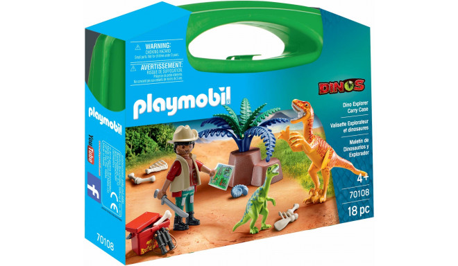 Playmobil dinosaur explorer to go - 70108