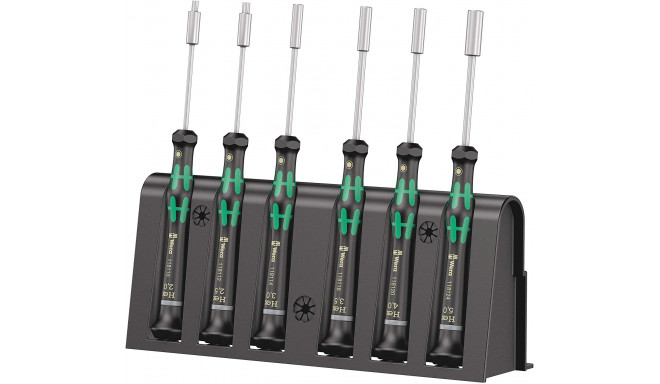 Wera 2069/6 Rack - Electronics screwdriver set