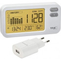 TFA Dostmann CO2 monitor AIRCO2NTROL COACH 31.5009, CO2 measuring device (white)
