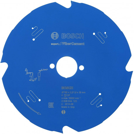 Bosch Powertools circular saw blade Expert for Fiber Cement H 190x30-4 - 2608644125
