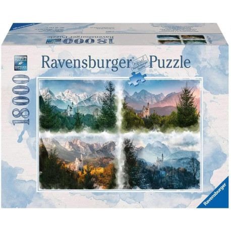 Ravensburger puzzle fairytale castle in 4 seasons