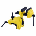 Stanley MaxSteel multi-axis vise (yellow/black)