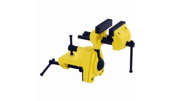 Stanley MaxSteel multi-axis vise (yellow/black)