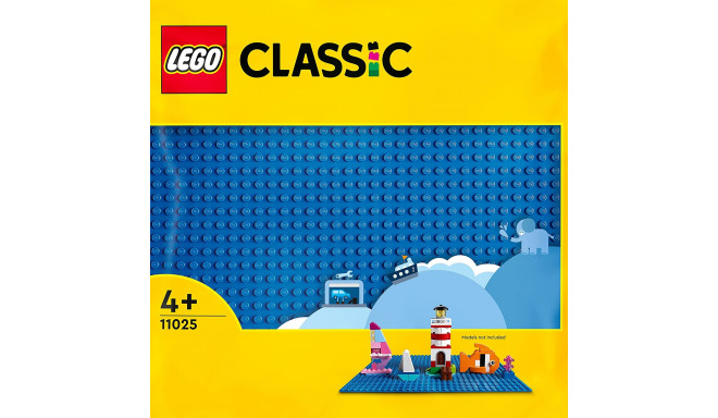 LEGO 11025 Classic Blue Building Plate, construction toy (square base plate with 32x32 studs as a ba