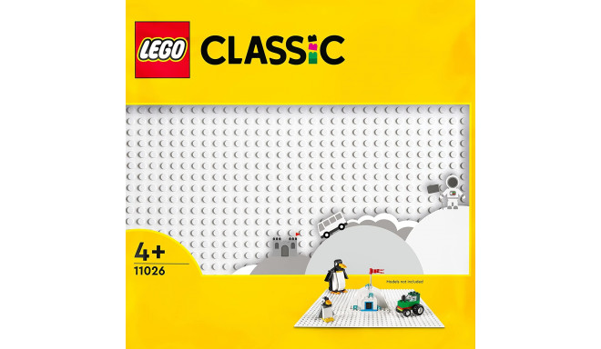 LEGO 11026 Classic White Building Plate, Construction Toy (Square base plate with 32x32 studs as a b