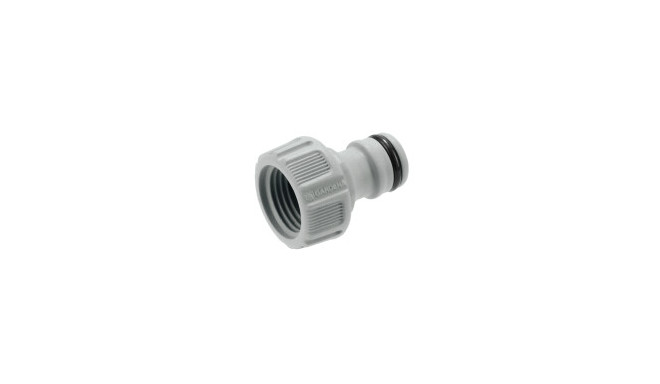 GARDENA tap connector 21mm (G 1/2 ""), tap piece (grey)