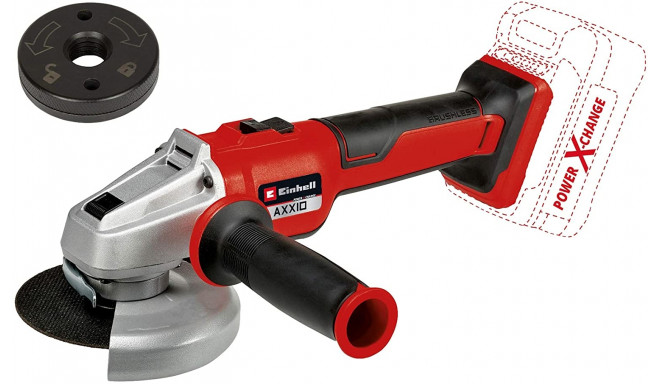 Einhell cordless angle grinder AXXIO 18/125 Q (red/black, without battery and charger)