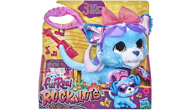 Hasbro FurReal Rockalots, cuddly toy (blue/white)