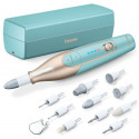 Beurer MP 84 manicure/pedicure set, nail care (turquoise/gold)