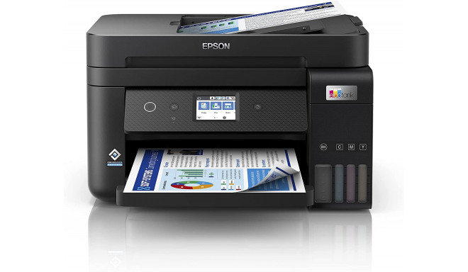 Epson EcoTank ET-4850, multifunction printer (black, scan, copy, fax, USB, LAN, WLAN)