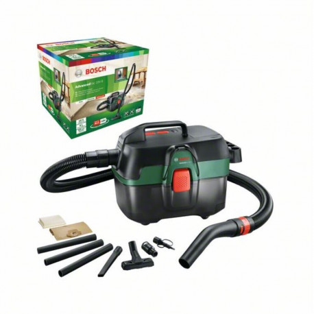 Bosch AdvancedVac 18V-8, wet/dry vacuum cleaner (green, without battery and charger)