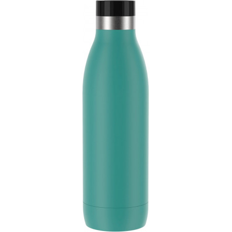 Emsa Bludrop Color insulated drinking bottle 0.7 liters, thermos bottle (petrol, stainless steel)